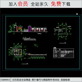 门卫图纸CAD