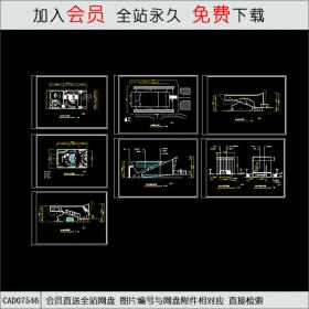 博物馆展示馆设计CAD施工图