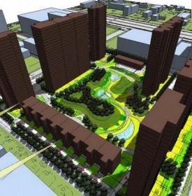 [北京]大型住宅区规划及单体设计方案文本