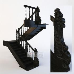 欧式风格楼梯模型     ID3822
