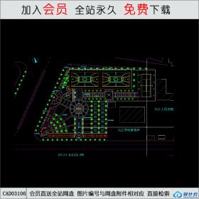 沿河绿地广场CAD