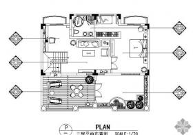 330㎡三层花园别墅装修图