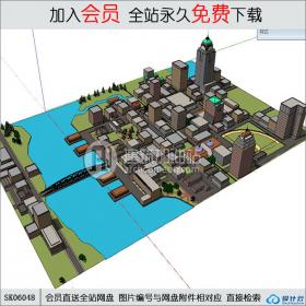SK06048城市规划 su模型