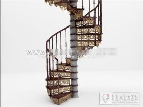 楼梯3d模型k02811