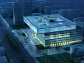 [天津]现代风格8层大学图书馆建筑设计方案文本