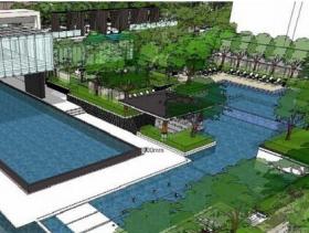 [重庆]城市高端滨水商务区景观规划设计方案（知名设计单...