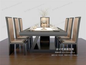 中式餐桌3Dmax模型 (24)