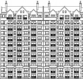 [上海]11层现代风格高层住宅楼建筑设计施工图