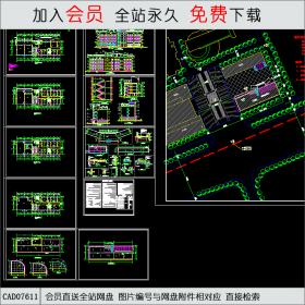 办公楼施工图CAD