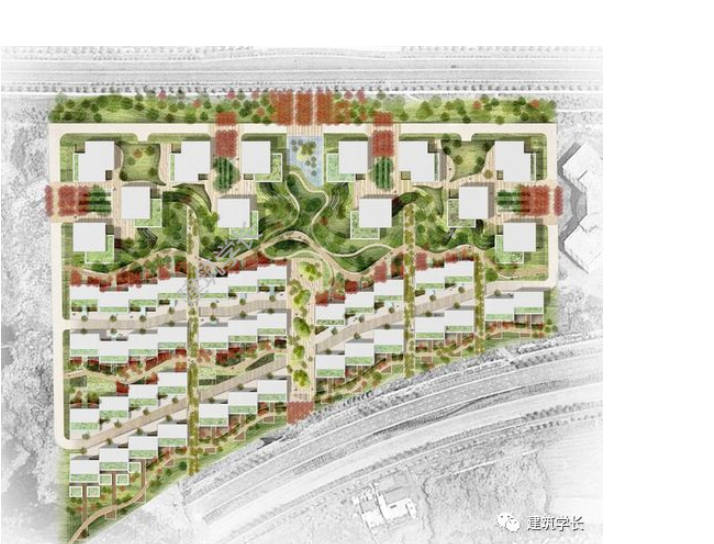 2023全新居住区彩平PSD文本展板大礼包 彩平PSD高端住宅文本课设展板 PB25-1