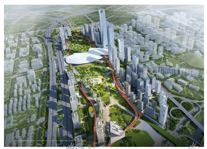全新城市设计专题资料合集 文本 SU模型 CAD施工图滨水区交通-1